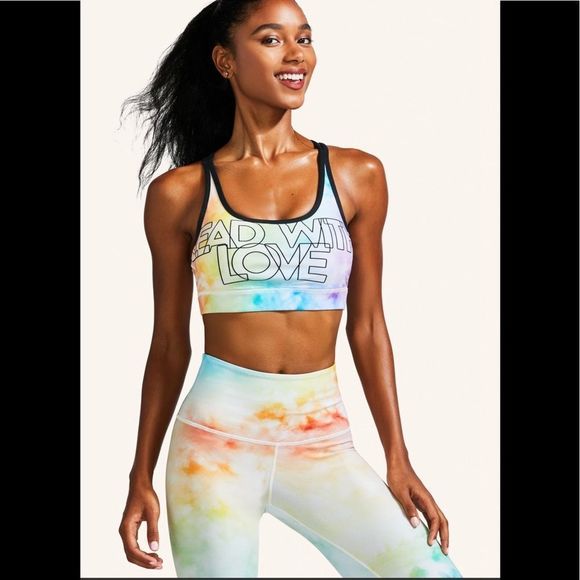 Peloton Other - Peloton 🏳️‍🌈Lead With Love 🏳️‍🌈Strappy workout sports Bra NWT size small